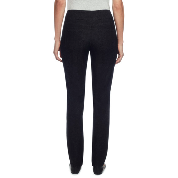Pantalones Elásticos Vaqueros con Falsos Bolsillos Negro Ruby Rd X