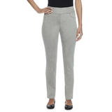 Pantalones vaqueros Ruby Rd X de talla grande, elásticos, con bolsillos falsos, color gris paloma