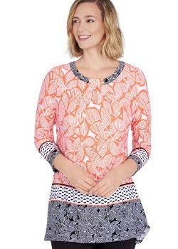 Blusa Coral Multi - Ruby Rd