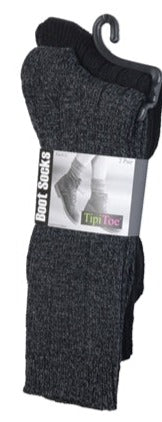 Calcetines acanalados para bota de mujer - Paquete de 2