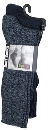 Calcetines acanalados para bota de mujer - Paquete de 2
