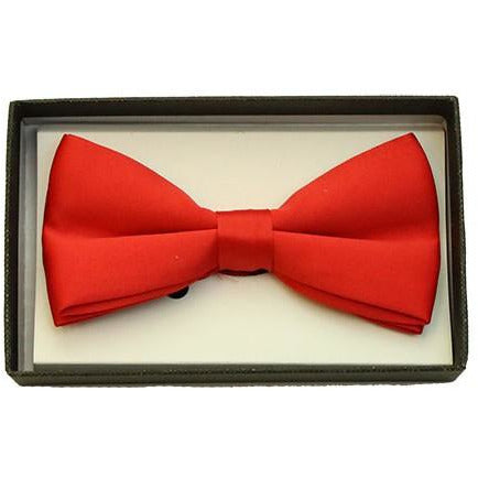 Corbata de moño roja