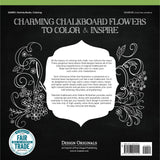 DELUXE COLORING BOOK CHALK STYLE BOTANICALS