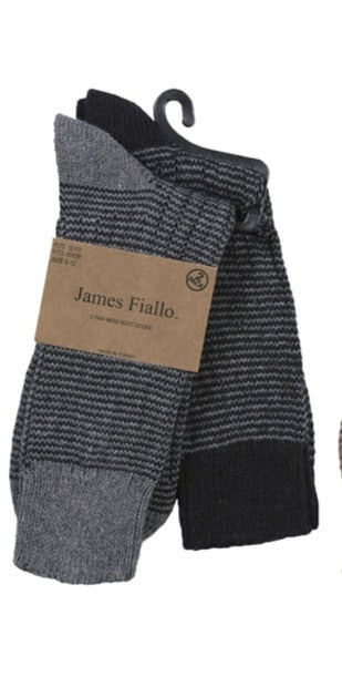 Calcetines de bota gruesos para hombre, 2 pares