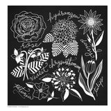 DELUXE COLORING BOOK CHALK STYLE BOTANICALS