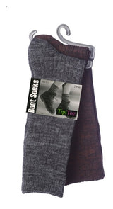 Calcetines de bota jaspeados para mujer - Paquete de 2
