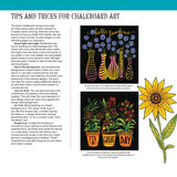 DELUXE COLORING BOOK CHALK STYLE BOTANICALS