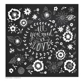 DELUXE COLORING BOOK CHALK STYLE BOTANICALS