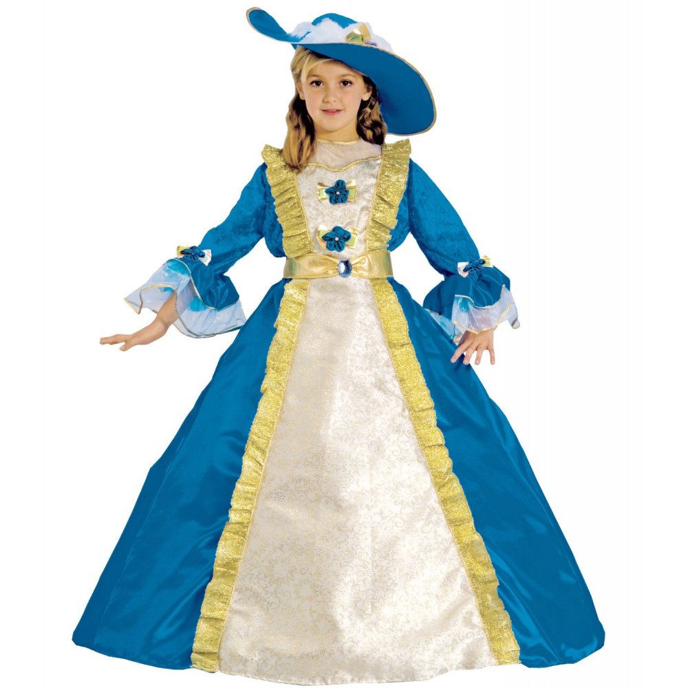 BLUE PRINCESS GIRL COSTUME
