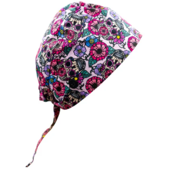 Gorro quirúrgico - Calaveras de azúcar