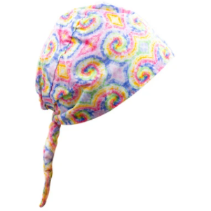 Gorro quirúrgico-Teñido anudado primaveral