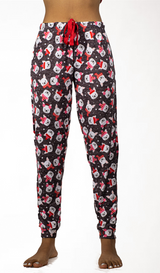 Pantalón de pijama Hacci hogger Perros gris oscuro