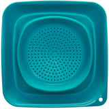 Colador cuadrado plegable rojo de 2.8 litros
