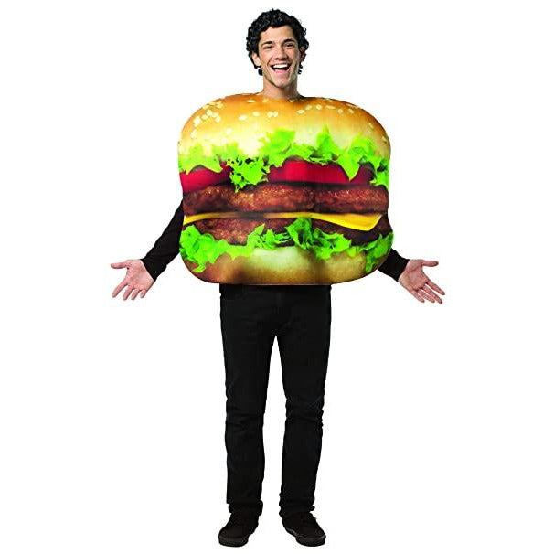 DISFRAZ DE HOMBRE HAMBURGUESA DE QUESO