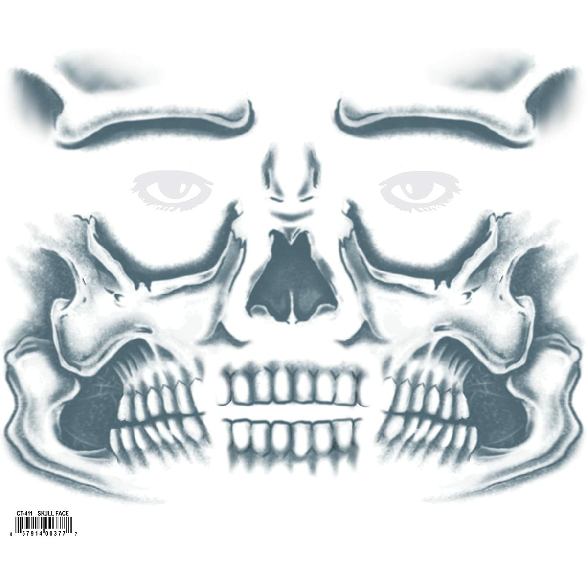 Tatuajes faciales Cráneo