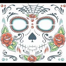 Face tattoos Sugar skull