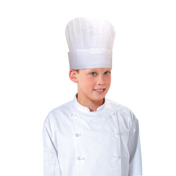 Gorro de chef de papel para niños
