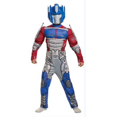OPTIMUS CON DISFRAZ DE MUSCLE BOY