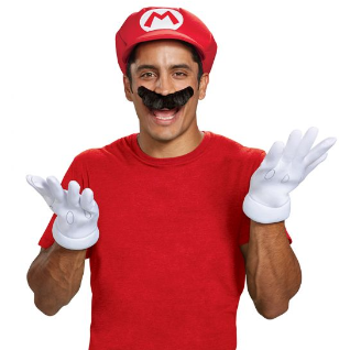 KIT DE ACCESORIOS PARA ADULTO DE MARIO