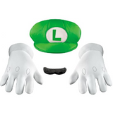 KIT DE ACCESORIOS DE LUIGI PARA ADULTOS