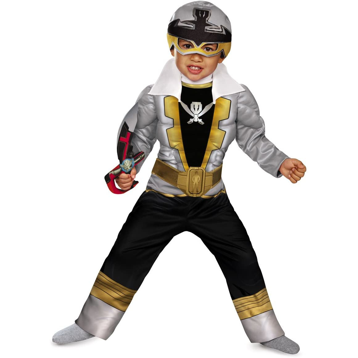 DISFRAZ DE SILVER RANGER MEGAFORCE PARA NIÑO