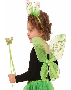 KIT DE DISFRAZ INFANTIL VERDE