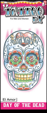 Tattoo day of the dead el amor