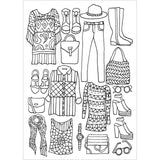 LIBRO PARA COLOREAR DE MODA 5" X 7"