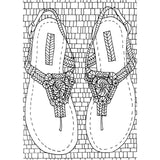 LIBRO PARA COLOREAR DE MODA 5" X 7"