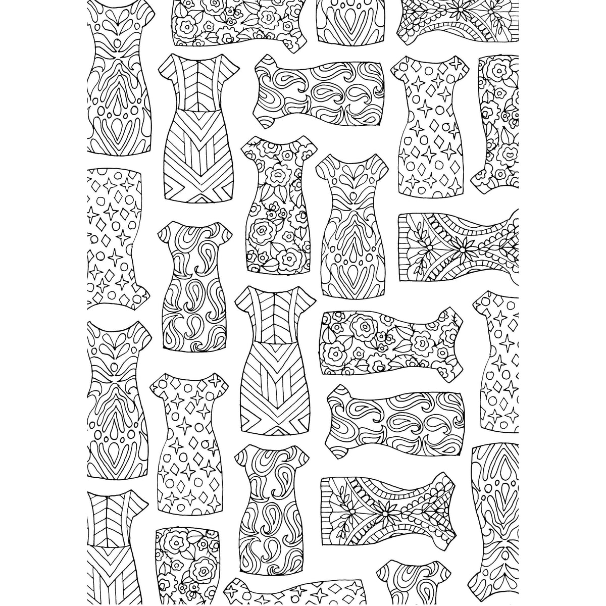 LIBRO PARA COLOREAR DE MODA 5" X 7"
