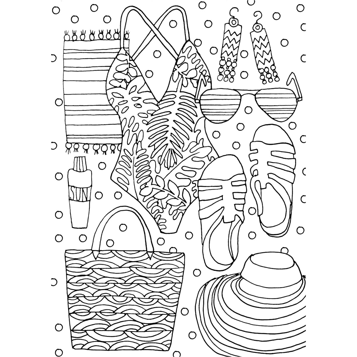 LIBRO PARA COLOREAR DE MODA 5" X 7"
