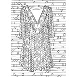 LIBRO PARA COLOREAR DE MODA 5" X 7"