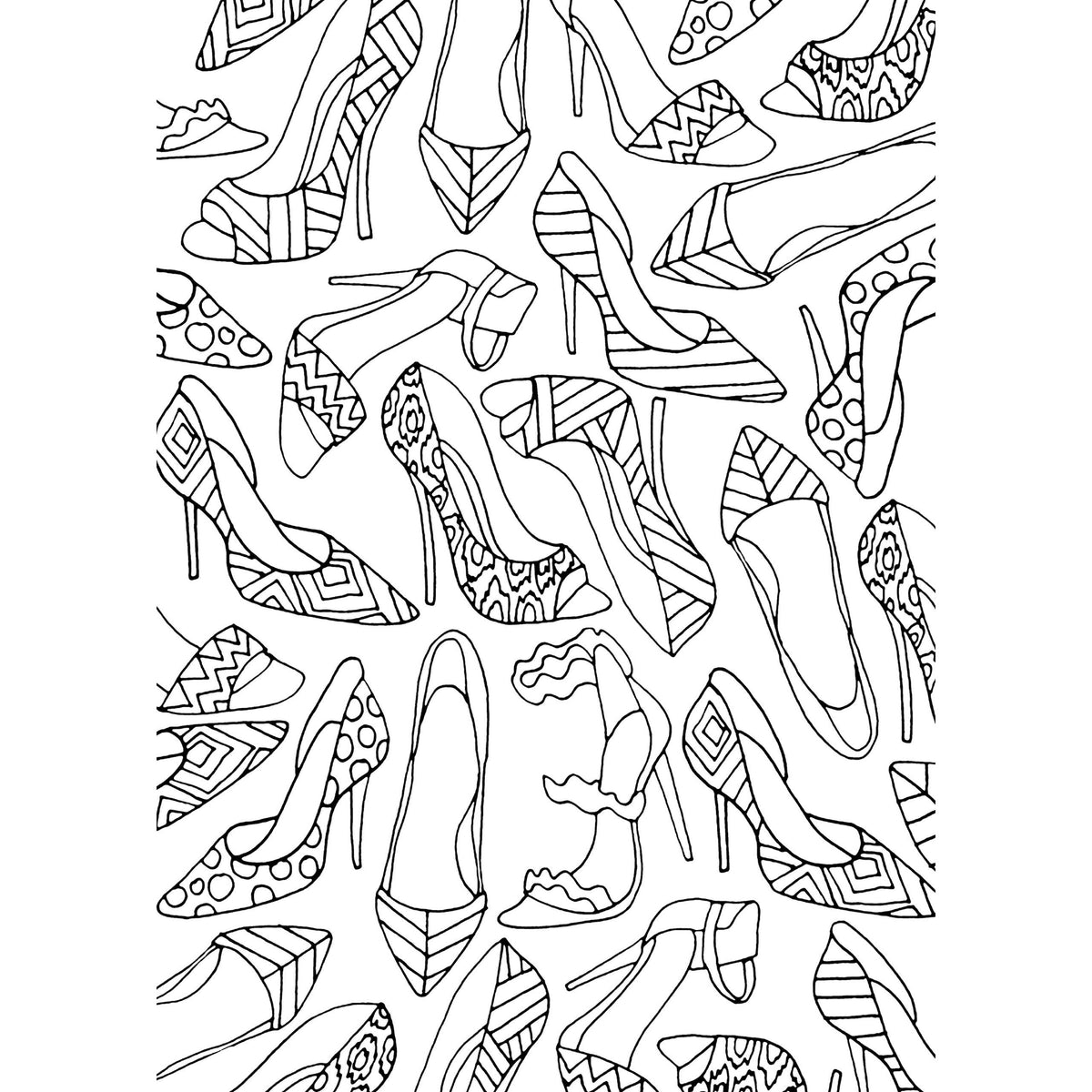 LIBRO PARA COLOREAR DE MODA 5" X 7"