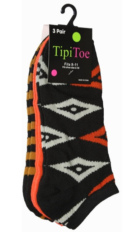 Calcetines tobilleros de mujer, 3 pares