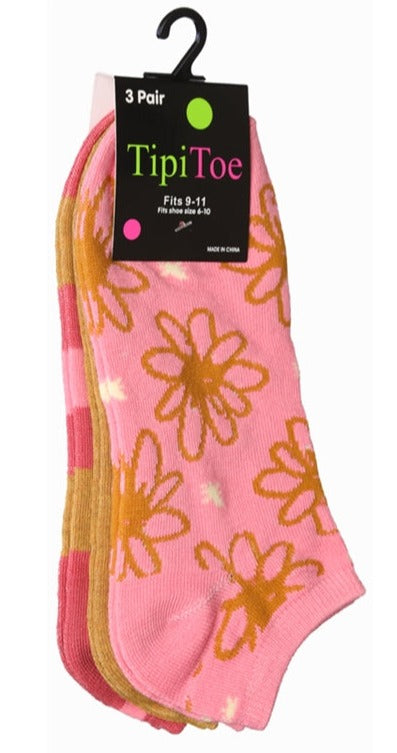 Calcetines tobilleros de mujer, 3 pares