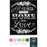COLORING BOOK CHALK STYLE FAMILY