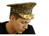 Sombrero - Sombrero de pescador steampunk dorado