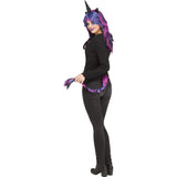 TRENZA DE UNICORNIO MORADO MULTICOLOR