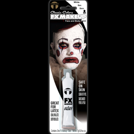 Pintura facial y corporal blanca