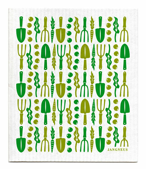 PAÑO DE COCINA SUECO - JARDINERÍA - VERDE