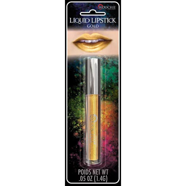Lápiz labial líquido dorado