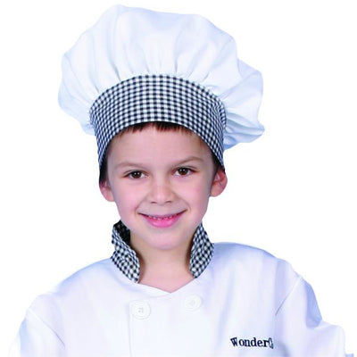 GORRO DE CHEF DE VICHY NEGRO