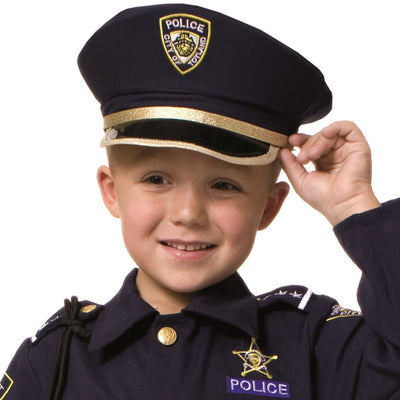 NIÑO GORRA DE POLICÍA