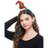 Diadema de gorro de Papá Noel en 2 estilos