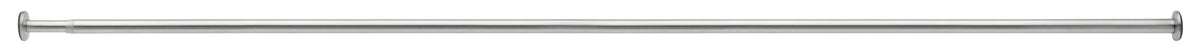 Barra de tensión para cortina Forma de acero inoxidable cepillado 52-90"