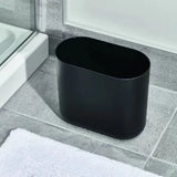 Cubo de basura delgado Cade negro