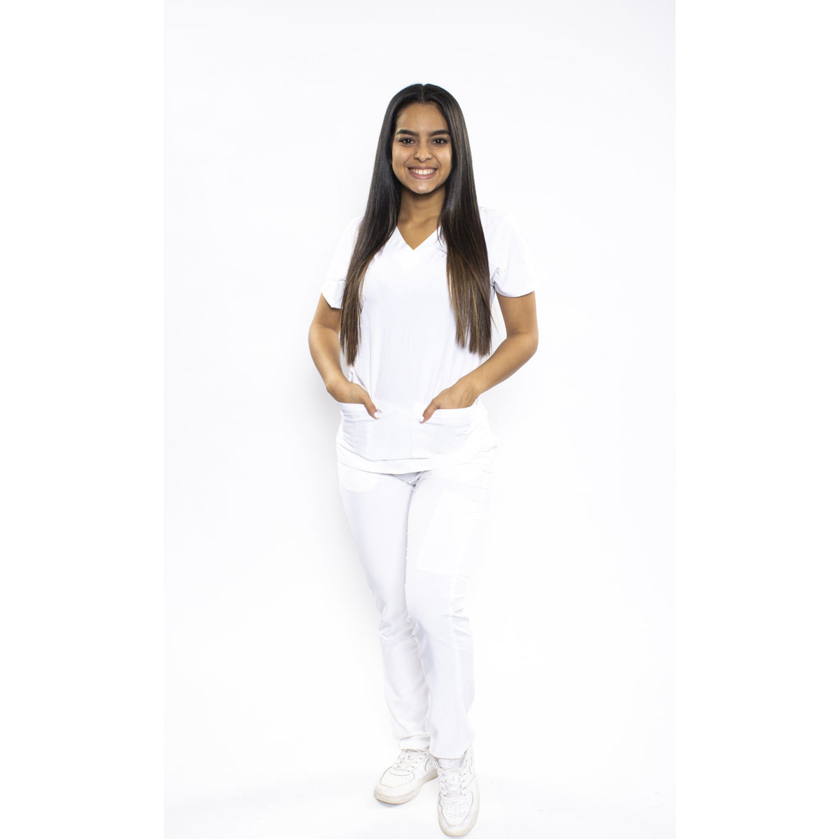 UNIFORME STRECH BLANCO - BLANCO