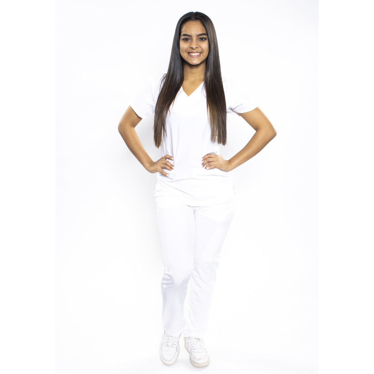 UNIFORME STRECH BLANCO - BLANCO
