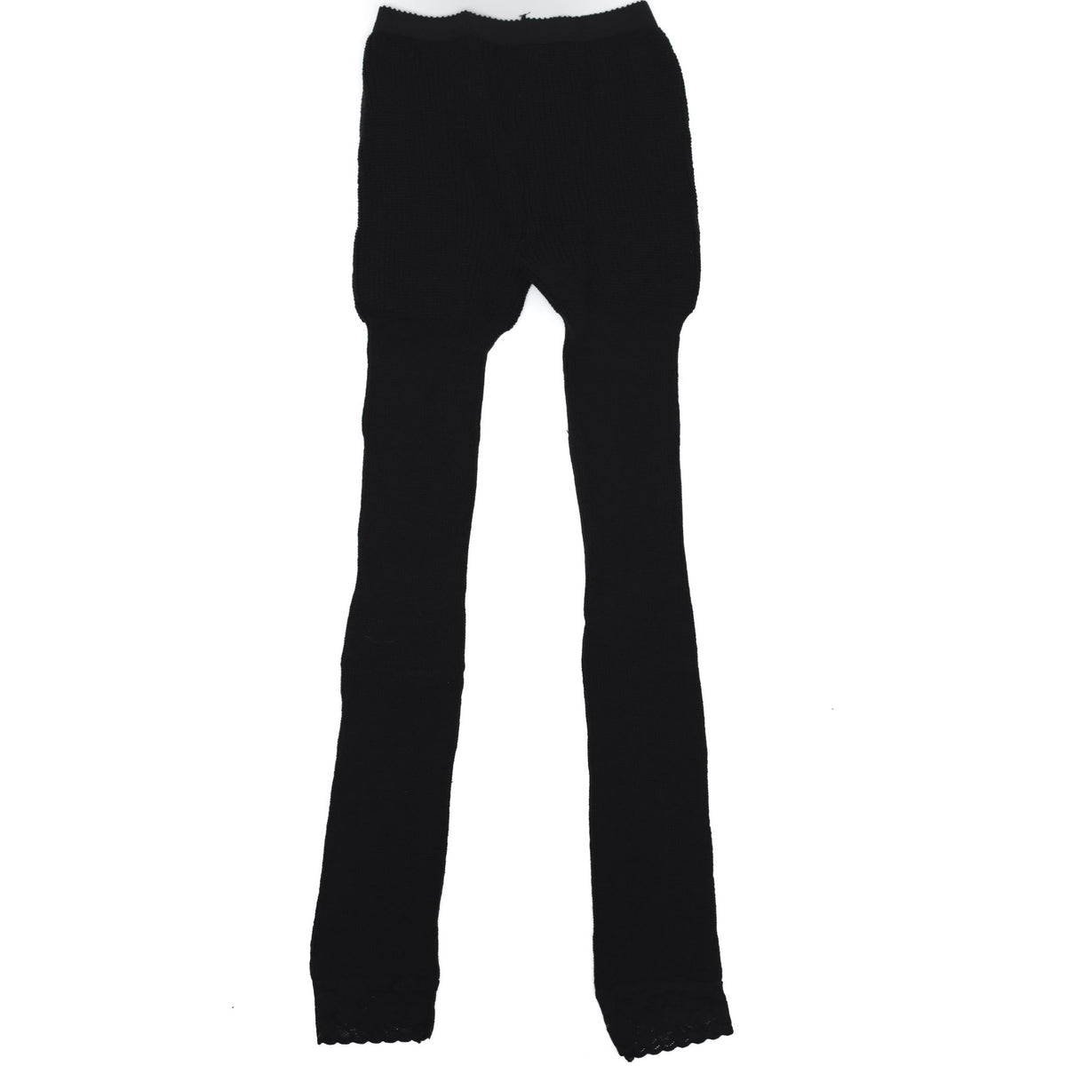 Black lacy leggings