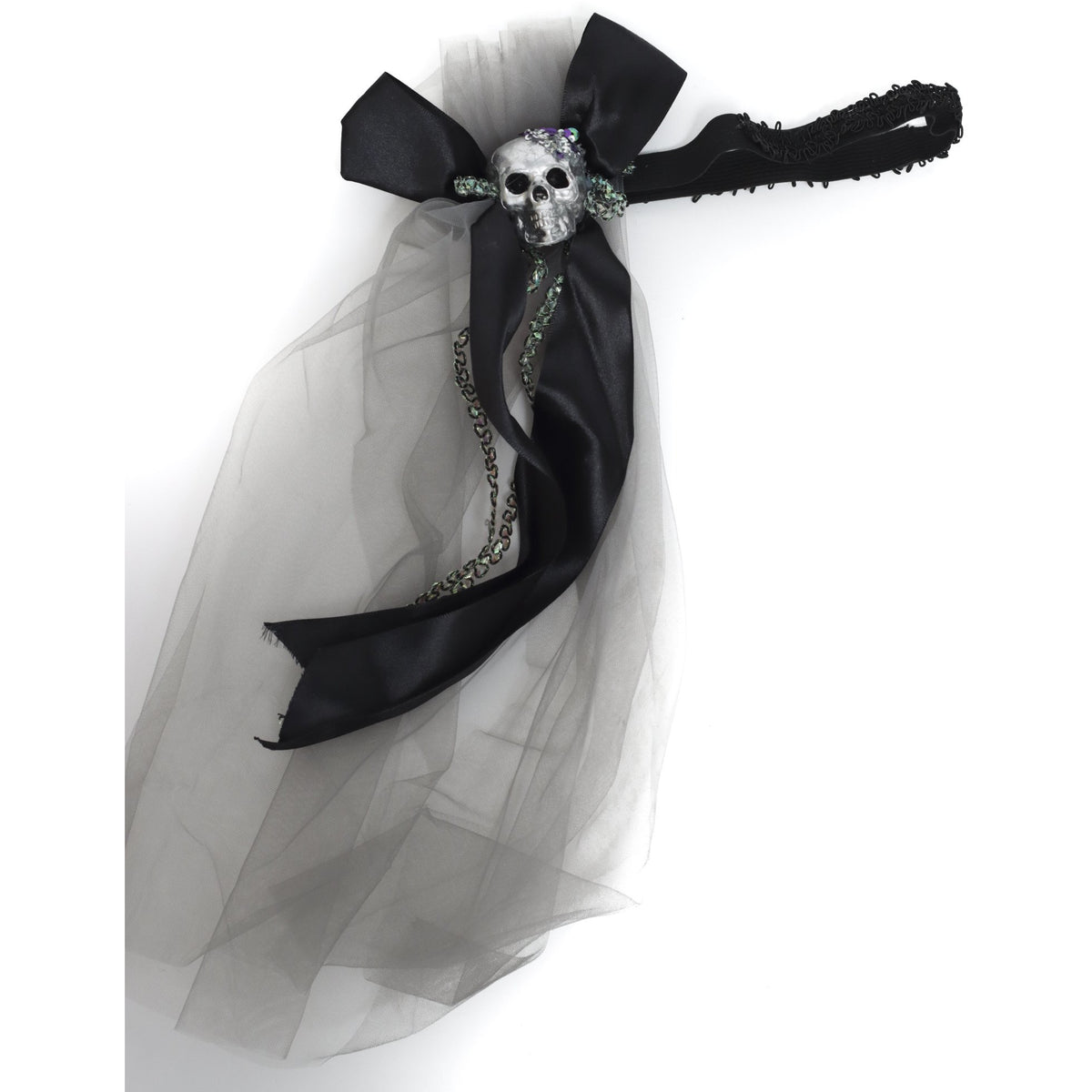 DIADEMA DE CALAVERA Y CINTA